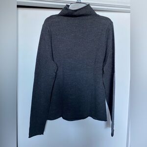 Nicole Miller , Dark Gray Turtleneck Sweater, SM